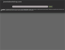 Tablet Screenshot of joomlabootstrap.com